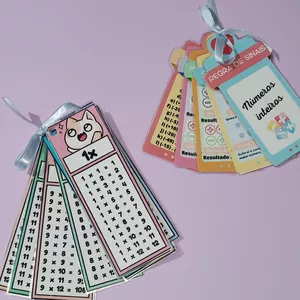 Imagem de capa para o Ebook Chaveiros tabuada e regras de sinais