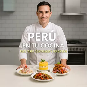 Imagen de portada para Ebook Cocina Peruana Paso a Paso - Recetario con Sabor y Tradición