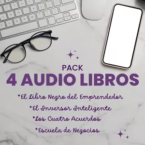 Imagen de portada para Curso online Emprende con Éxito: 4 Audiolibros para Transformar Tu Mentalidad