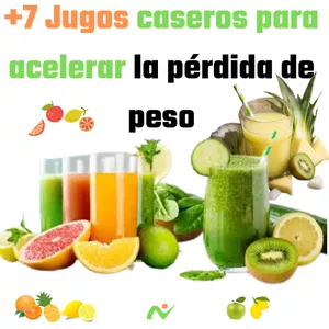Imagen de portada para Curso online +7 Jugos caseros para acelerar la pérdida de peso