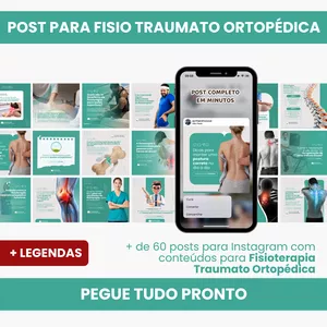 Imagem de PACK FISIOTERAPIA TRAUMATO ORTOPEDICO criado por Creative Packs Arts na hotmart