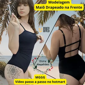 Imagem de capa para o Curso online Molde Maiô Drapeado na Frete