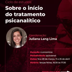 Imagem de capa para o Curso online Começando na clínica psicanalítica