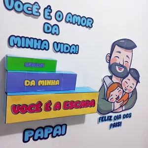 Imagem de capa para o Ebook Lindo painel dia dos pais 