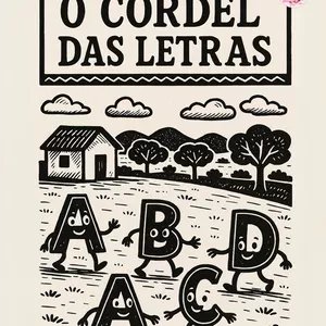 Imagem de capa para o Ebook O cordel das letras 