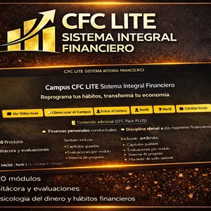 Imagen de portada para Curso online CFC LITE SISTEMA INTEGRAL FINANCIERO