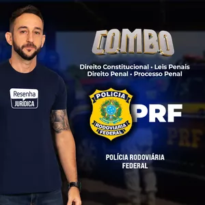 Imagem de Combo: Direito Constitucional, Direito Penal, Leis Penais e Processo Penal | Polícia Rodoviária Federal (PRF) criado por Resenha Jurídica na hotmart