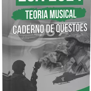 Imagem de capa para o Ebook CADERNO DE QUESTÕES - ESA E MÚSICO TEMPORÁRIO