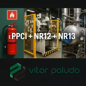 CURSO MENTORADO - NR12 - NR13 - PPCI - Serviços, Projetos e Laudos