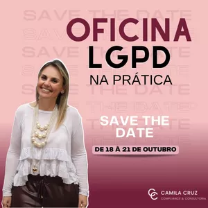 Imagem de capa para o Evento online Oficina LGPD na Prática.