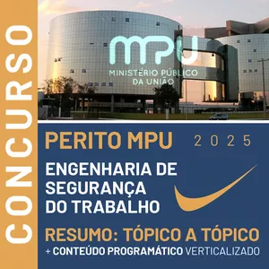 Imagem de capa para o Ebook MPU - EST | CONTEÚDO PROGRAMÁTICO VERTICALIZADO + RESUMO DE REVISÃO TÓPICO A TÓPICO