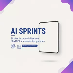 Imagen de portada para Ebook AI Sprints: 30 días de productividad con ChatGPT y herramientas gratuitas