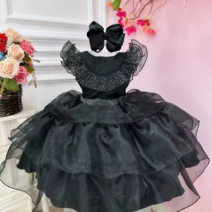 Imagem de capa para o Curso online VESTIDO INFANTIL WANDINHA halloween FESTA