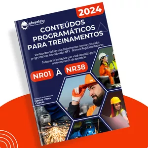 Curso Conteúdos Programáticos de Treinamentos da NR01 à NR38