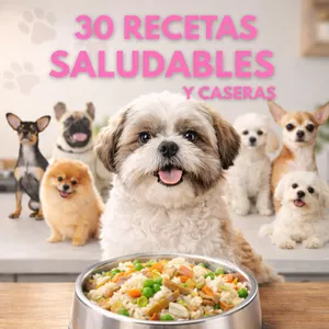 Imagen de portada para Ebook 30 recetas saludables, faciles y economicas para tu cachorro