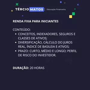 Imagem do curso Renda Fixa para Iniciantes