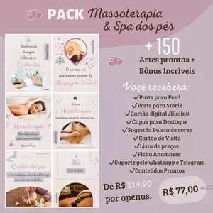Imagem do curso Pack Massoterapia e Spa dos Pés
