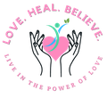 Love. Heal. Believe. Academy logo