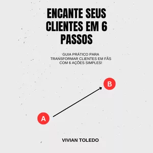 Imagem de capa para o Ebook Guia prático: Encante seus clientes em 6 passos