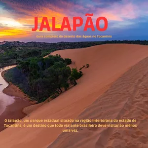 Imagem de capa para o Ebook JALAPÃO - Guia completo do deserto das águas no Tocantins