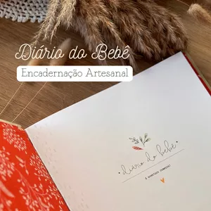Imagem de capa para o Curso online Diário do Bebê - Encadernação Artesanal