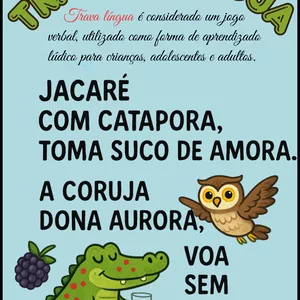 Imagem de capa para o Ebook GÊNERO TEXTUAL – TRAVA-LÍNGUA