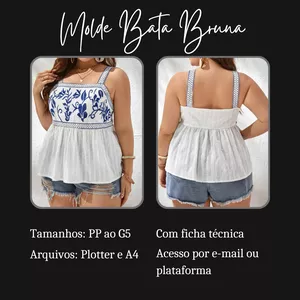 Imagem de capa para o Ebook MOLDE BATA BRUNA