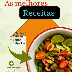 Imagem de capa para o Ebook As melhores receitas 
