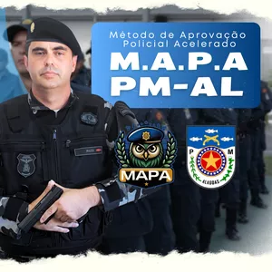 Imagem do curso MAPA PMAL: Método de Aprovação Policial Acelerado na Polícia Militar de Alagoas