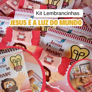Imagem de capa para o Curso online Kit Lembrancinhas Jesus é a luz do mundo RECANTO DO SABER INFANTIL