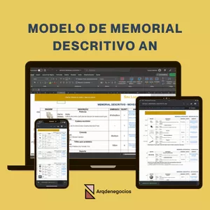 Imagem de capa para o Curso online Modelo de Memorial descritivo AN