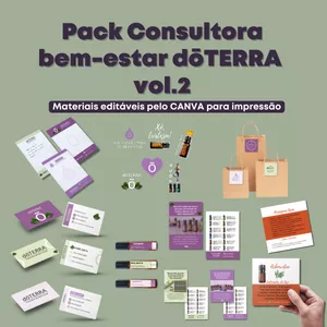 Pack Consultora de Bem-estar dōTERRA vol.2