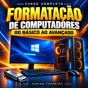 Imagem de Formatação de Computadores: do Básico ao Avançado por Adrian Ferreira. criado por Adrian Ferreira na hotmart