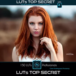 Imagem de capa para o Curso online LUT TOP SECRET  PHOTOSHOP E LIGHTROOM