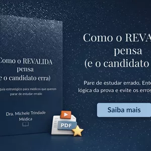 Imagem do curso Como o REVALIDA  pensa  (e o candidato erra)  O guia estratégico para médicos que querem parar de estudar errado