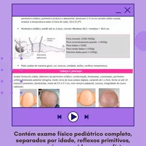 Imagem de capa para o Ebook APOSTILA COMPLETA DE SEMIOLOGIA PEDIÁTRICA 