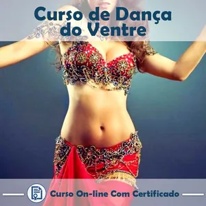 Imagem principal do produto Curso online em videoaula sobre Dança do Ventre com Certificado