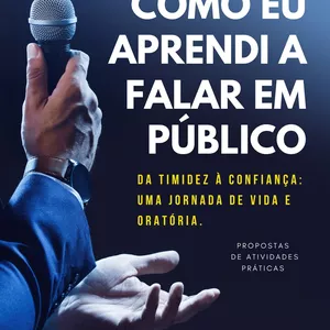 Imagem de capa para o Ebook COMO EU APRENDI A FALAR EM PÚBLICO
