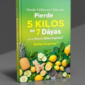 Imagen de portada para Ebook GUIA:Pierde 5 Kilos en 7 Días con el Detox Express™: El Método Natural que Sí Funciona
