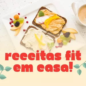 Imagem de capa para o Ebook Receitas Fit em casa