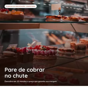 Planilha Planilha de Precificação para Confeitaria