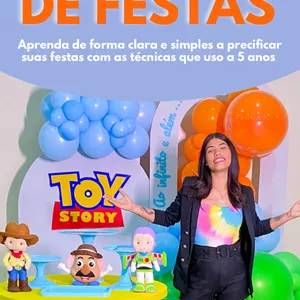 Imagem de capa para o Ebook E-book Precificação de Festas 