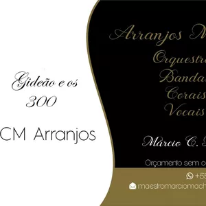 Imagem de capa para o Ebook Gideão e os 300 Orquestração Márcio Cidral Machado