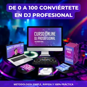 Imagen de portada para Curso online Curso Dj Profesional Online 🎧