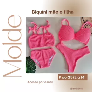 Imagem de capa para o Ebook Molde biquíni mãe e filha 