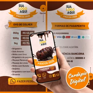 Imagem de capa para o Curso online CARDÁPIO DE PÁSCOA + BRINDE: Planilha Precificação Ingredientes