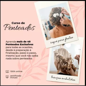 Imagem de capa para o Curso online Penteados Divino! 
