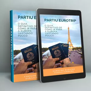 Imagem de capa para o Ebook PARTIU EUROTRIP: O guia definitivo de como ir para Europa gastando pouco