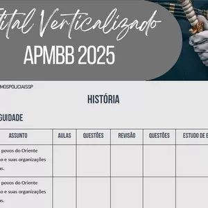 Imagem de capa para o Ebook EDITAL VERTICALIZADO - APMBB 2025