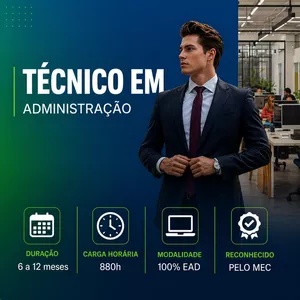 Imagem do curso Curso Técnico em Administração